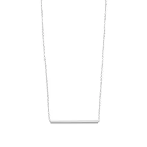 15.25" 1 Sliding Tube Bar Necklace