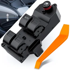 2001-2005 Honda Civic Sedan 2002-2006 Honda CR-V Sport Utility Front Left Power Master Window Switch
