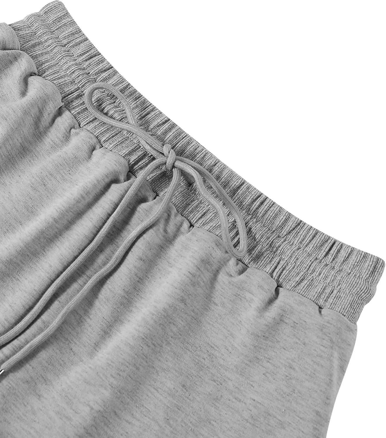 Avanova Women Drawstring Sweat Skirt Mini Skort Elastic High Waisted Short Skirt