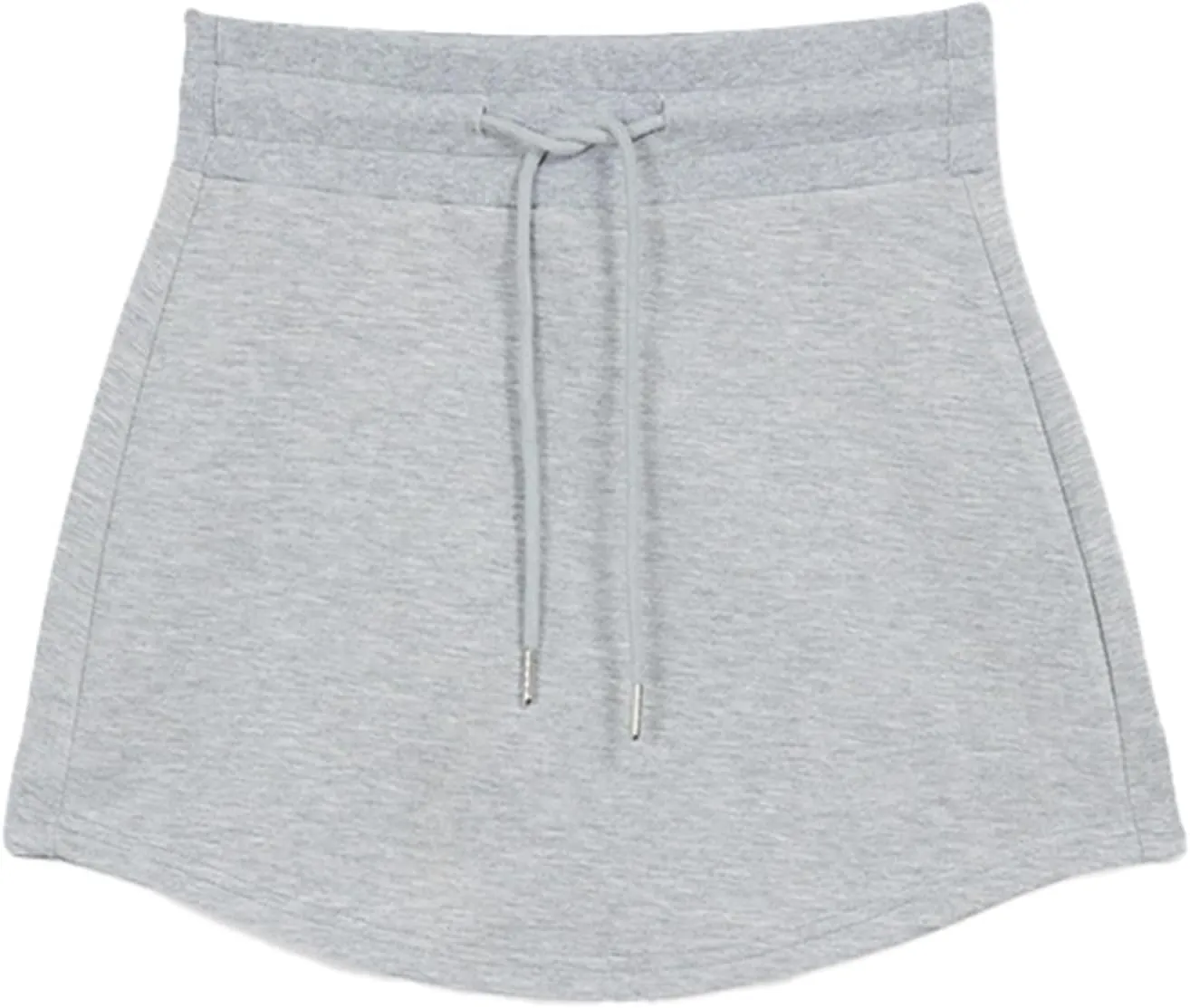 Avanova Women Drawstring Sweat Skirt Mini Skort Elastic High Waisted Short Skirt
