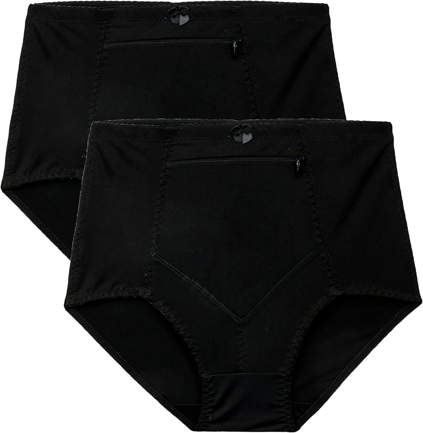Barbra Lingerie Womens Travel Pocket Underwear Girdle Brief Panties S-5XL