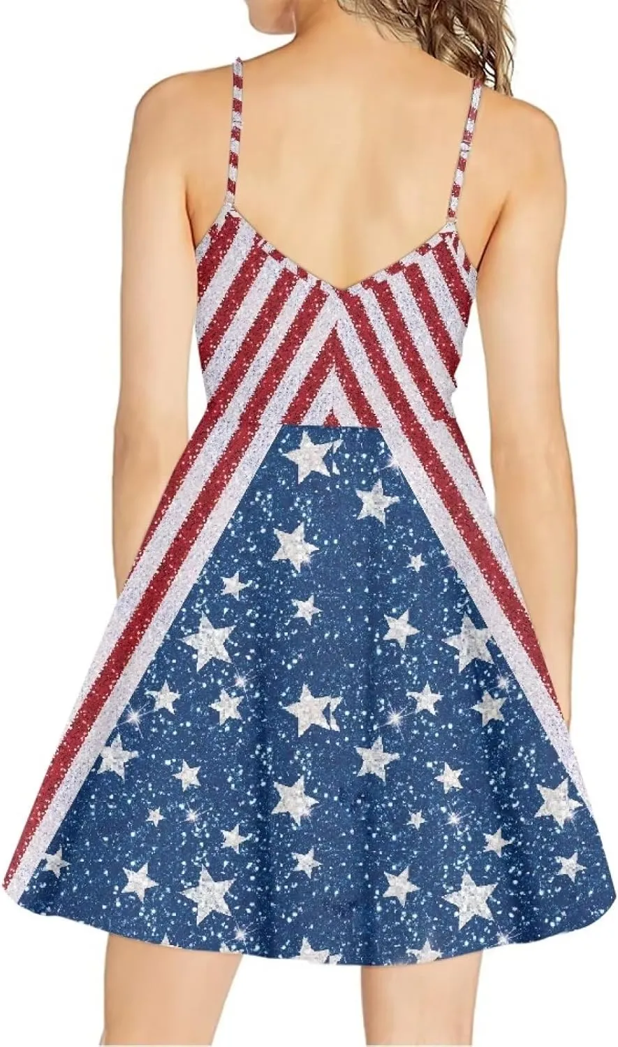 Biyejit Women Casual Loose Dress Strap Long Summer Beach Swing Dress