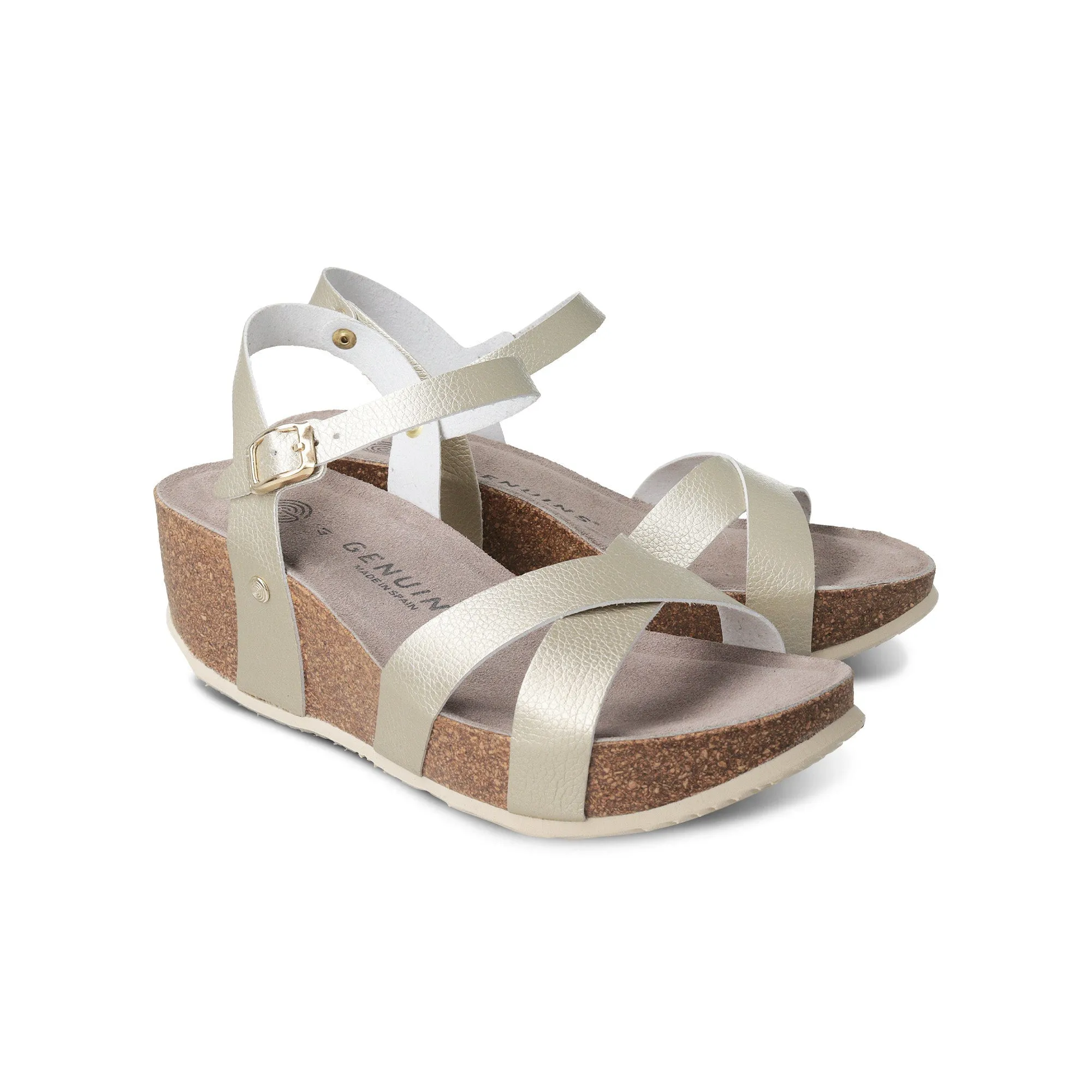 Camille Platinum Sandals