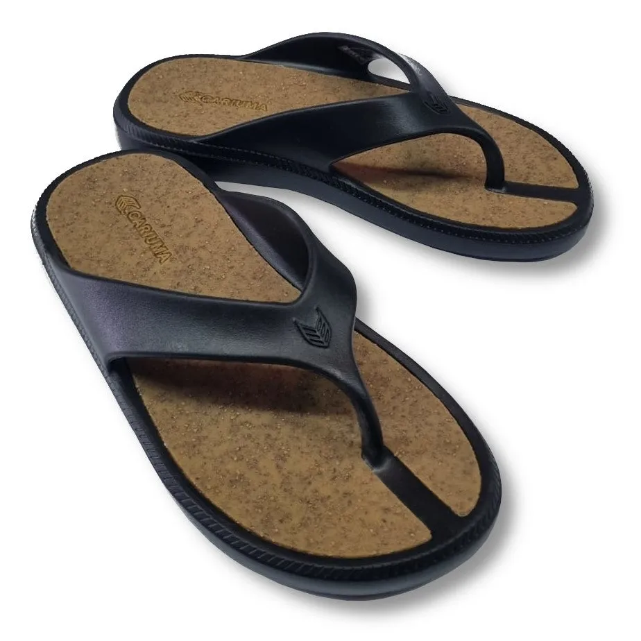 Cariuma Mens Ibitu Black Sandal