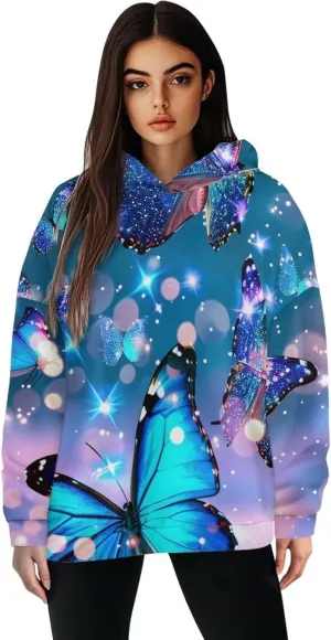 Casual Women Hoodies Oversized Sweatshirt Long Sleeve Hoodie Pullover Tops
