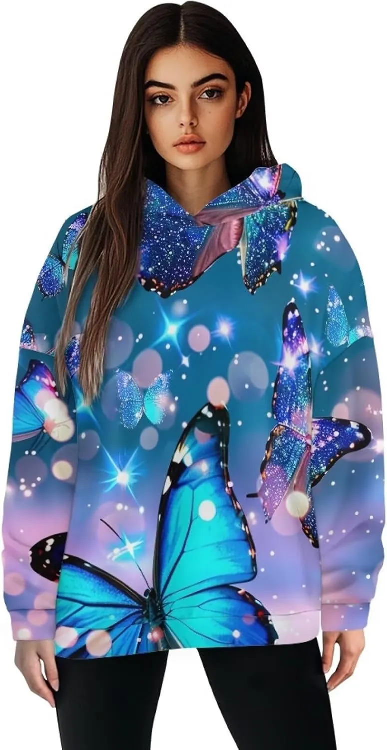 Casual Women Hoodies Oversized Sweatshirt Long Sleeve Hoodie Pullover Tops