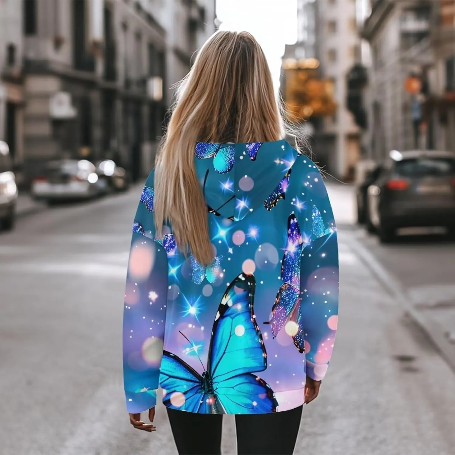 Casual Women Hoodies Oversized Sweatshirt Long Sleeve Hoodie Pullover Tops