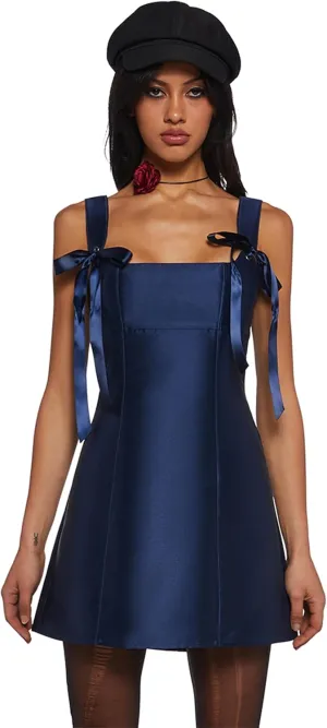Dolls Kill Pixie Stardust Mini Dress by Current Mood - Taffeta Dress with Fit and Flare Silhouette