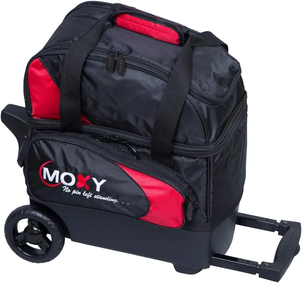 Duckpin Deluxe Roller Bowling Bag- Red/Black
