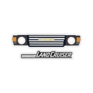 FJ60 Toyota Land Cruiser Sticker - Dark Logo Version by Reefmonkey