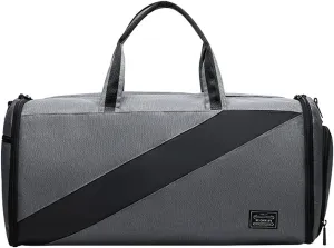Garment Bag for Business Travel Convertible Suit Bag Travel Duffel Bag Carry on Garment Bag 2 in 1 Weekender Bag for Men (Black), Gray