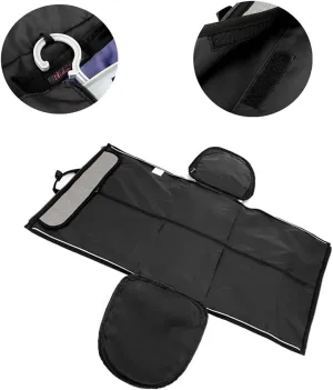 Garment Bags for Business Travel Convertible Backpack Travel Duffel Bag Carry on Garment Bag 2 in 1 Weekender Suit Bag for Men (Blue), Black