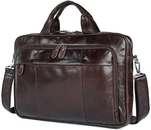 Men's Leather Handbag Men's Travel Messenger Shoulder Bag Men's Briefcase
