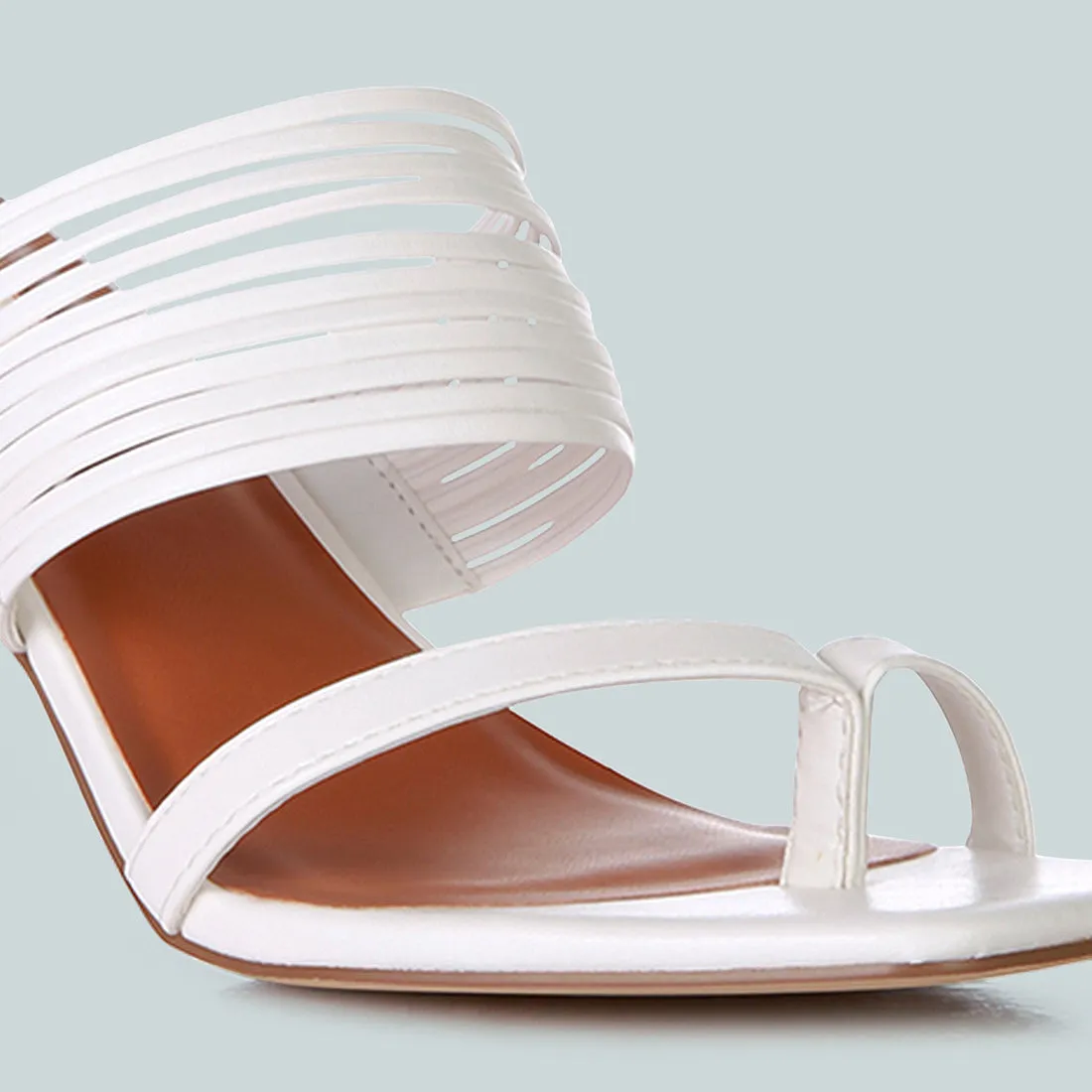 Mid Block Heel Sandals