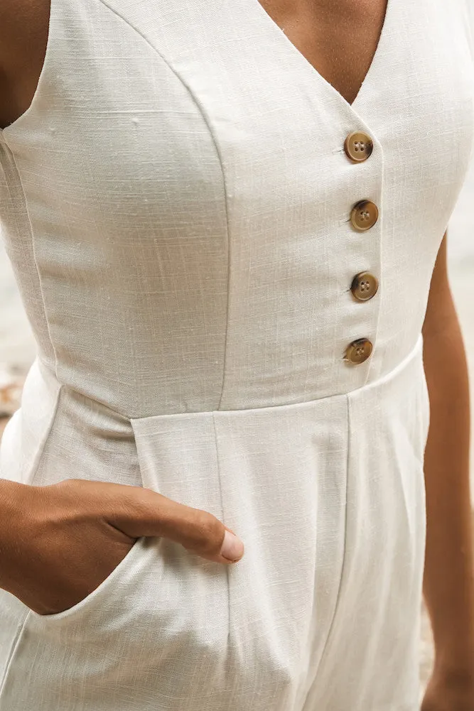Ono Jumpsuit White