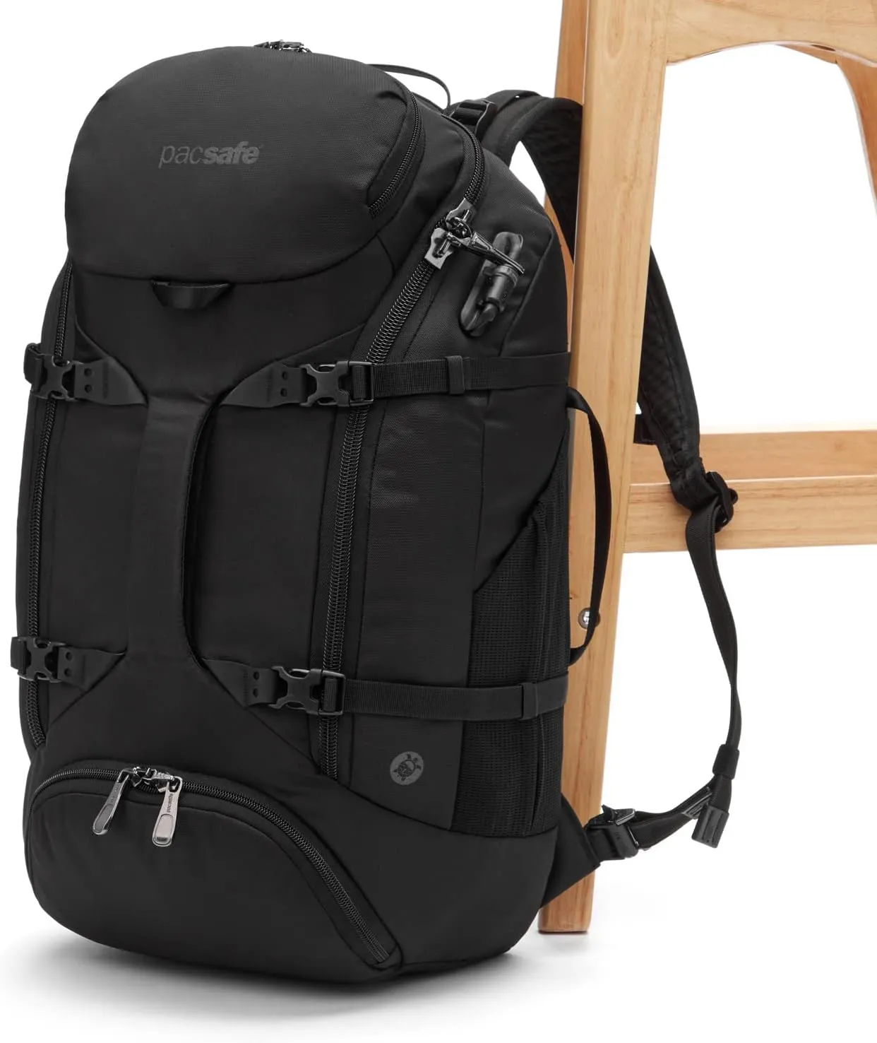 Pacsafe Venturesafe EXP35 Anti Theft Travel Backpack, Black