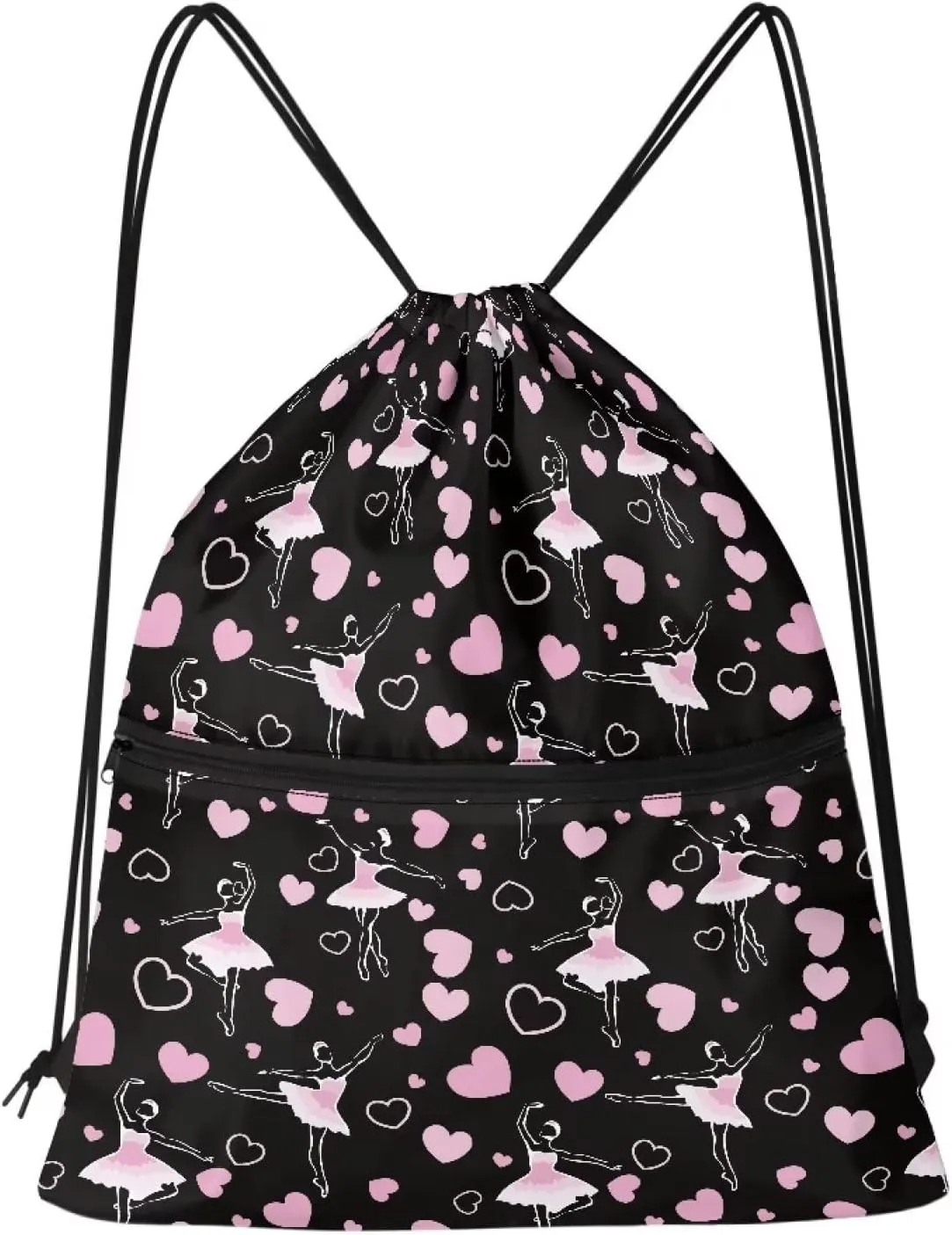Rnyleeg St. Patrick's Day Party Favor Bags Reusable Grocery Bag Drawstring Backpack Large Travel Tote Bags String Sackpack for Gym Shopping Yoga Green