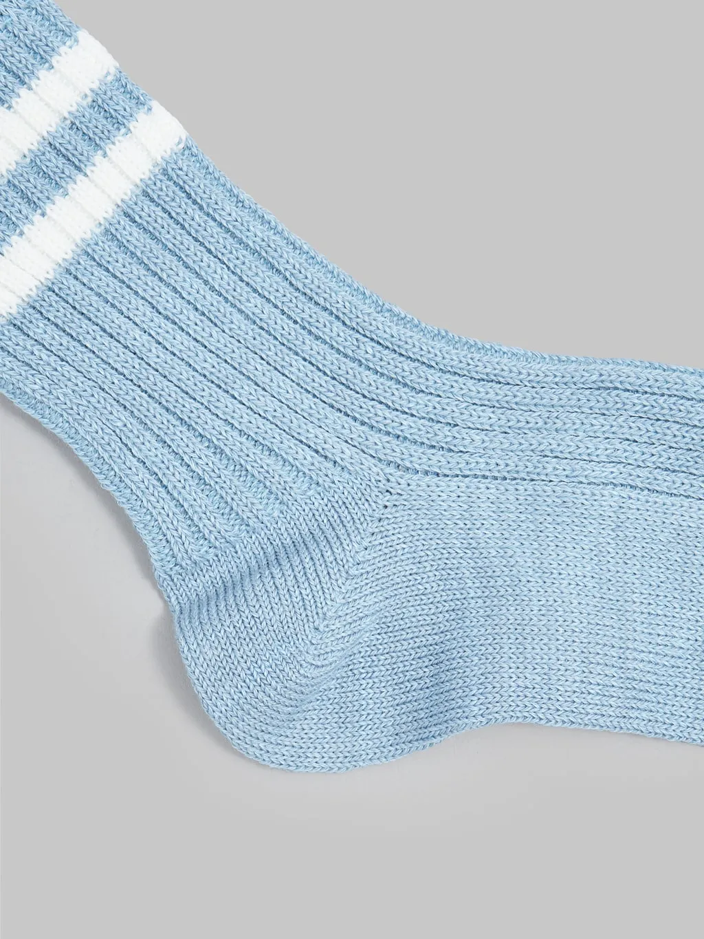 ROTOTO Hemp Organic Cotton Stripe Morning Blue/White