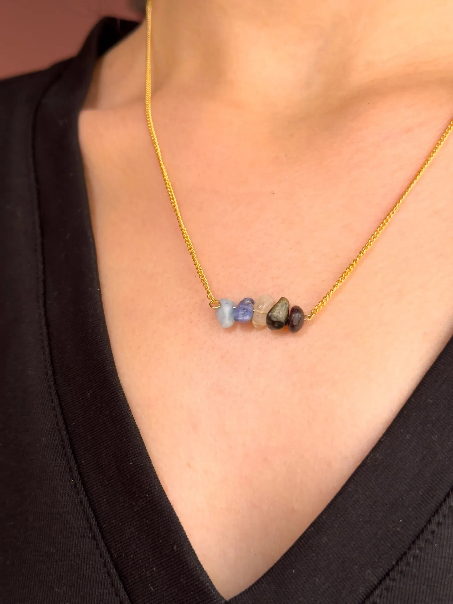 Scorpio Zodiac Bar Necklace