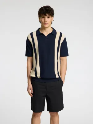 SEL16096197 Mattis Linen Blend Polo