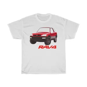 Toyota Rav4 XA10 Pre Facelift Tshirt by Reefmonkey Gifts for Car Guys