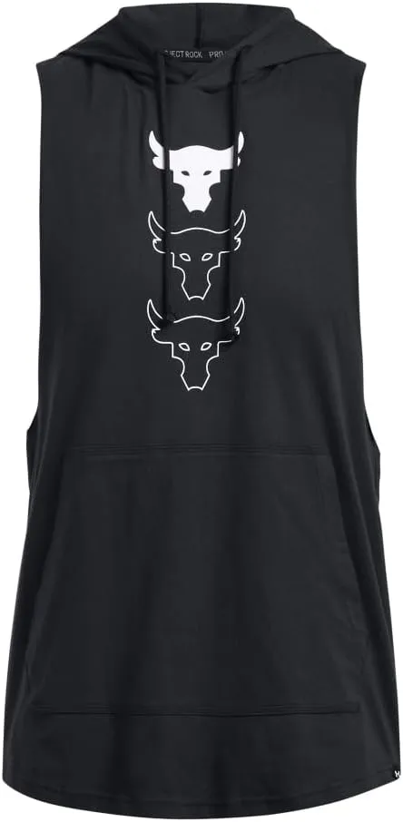 Under Armour Men's Project Rock Payoff Sleeveless Hoodie